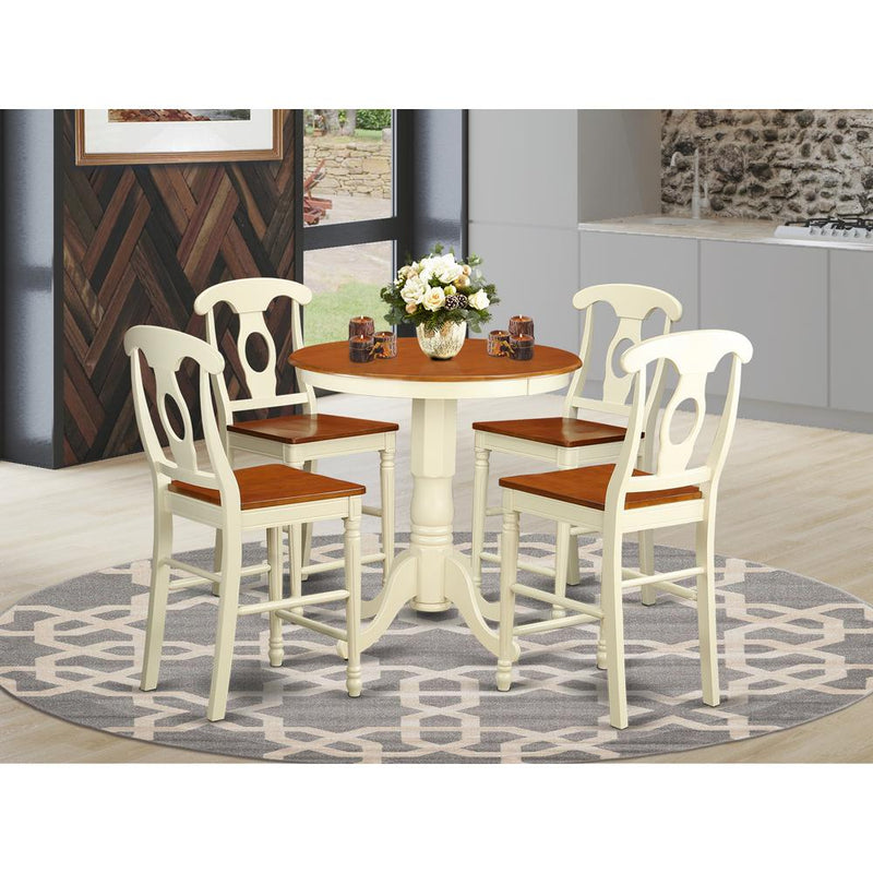 5  Pc  counter  height  Table  and  chair  set  -  Dining  Table  and  4  Kitchen  bar  stool.