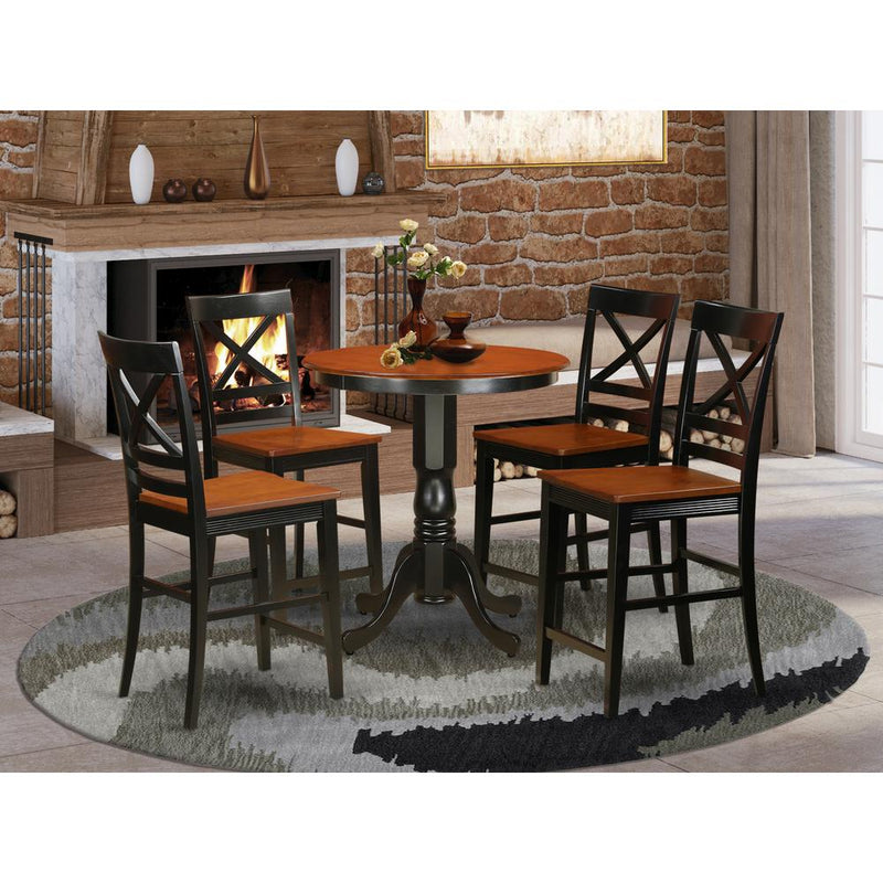 5  PC  counter  height  pub  set  -  counter  height  Table  and  4  counter  height  Dining  chair.