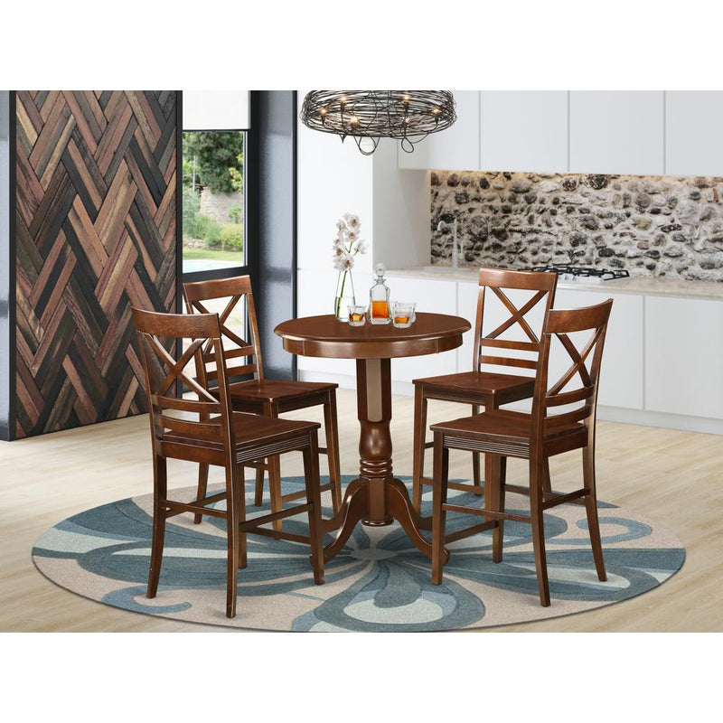 5  Pc  counter  height  Dining  set-pub  Table  and  4  Dining  Chairs.