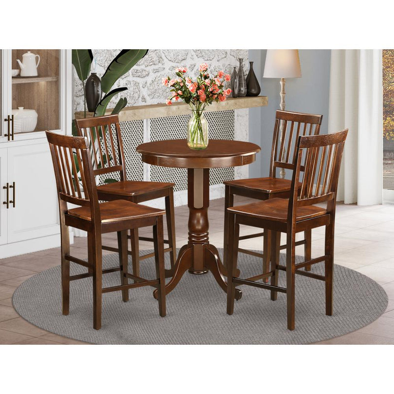 5  Pc  counter  height  pub  set-pub  Table  and  4  Dining  Chairs.