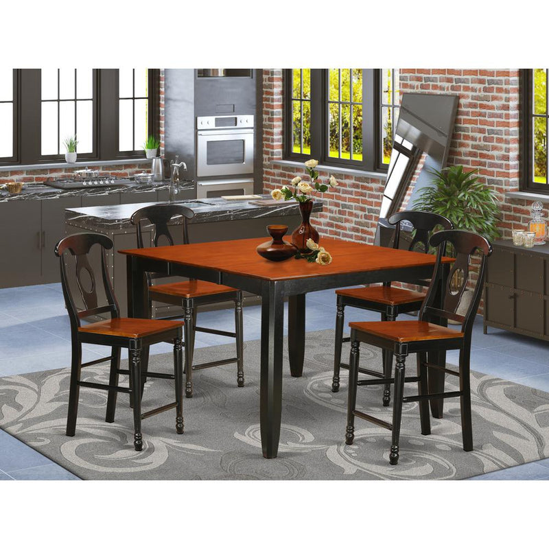 5  Pc  counter  height  Dining  room  set-pub  Table  and  4  Kitchen  Dining  Chairs.