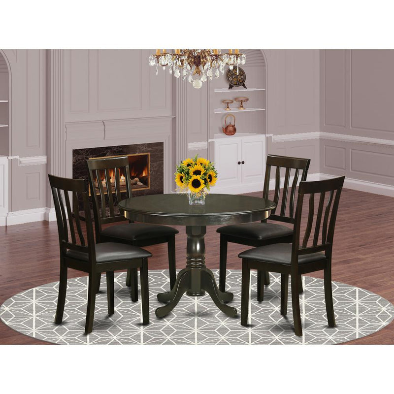 5  Pc  small  Kitchen  Table  and  Chairs  set--small  Kitchen  Table  and  4  dinette  Chairs.