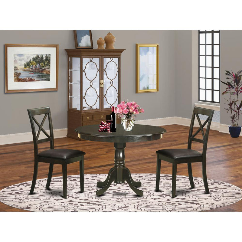 3  PC  Kitchen  nook  Dining  set-Dining  Table  and  2  Dining  Chairs