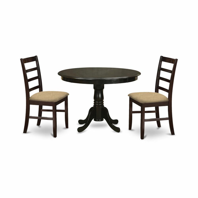 HLPF3-CAP-C 3 Pc small Kitchen Table set-Dining Table and 2 Dinette Chairs.