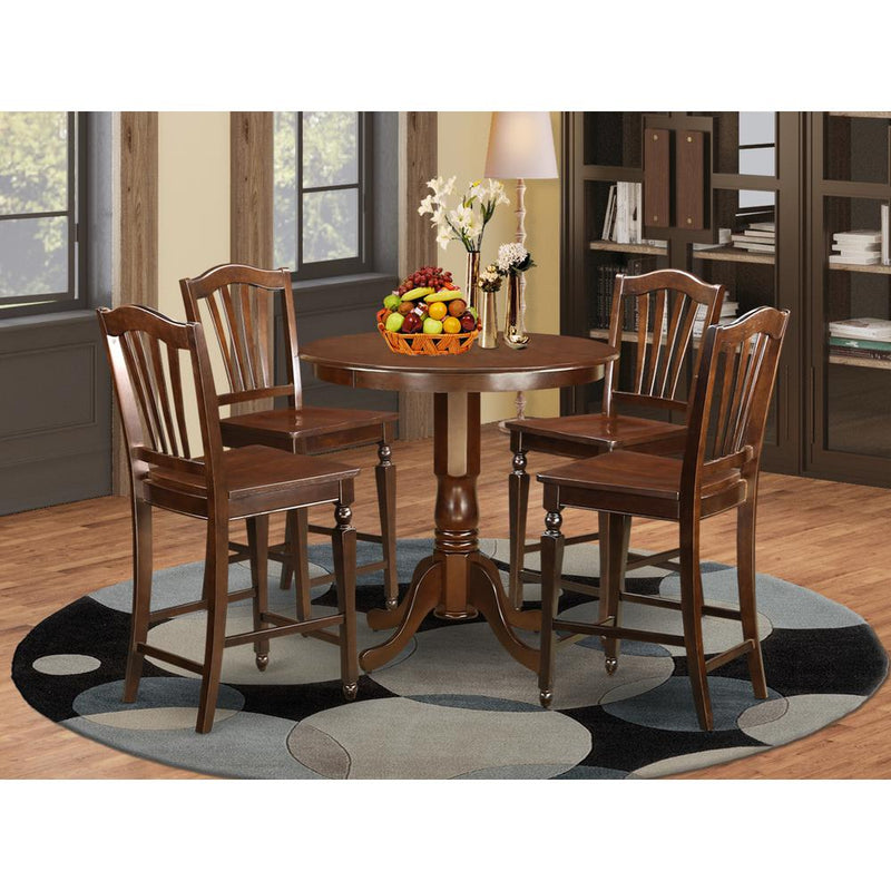 5  Pc  Dining  counter  height  set  -  counter  height  Table  and  4  bar  stools.