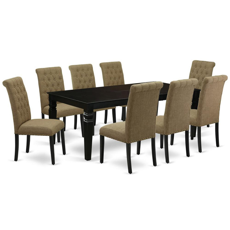 Dining Room Set Black, LGBR9-BLK-17