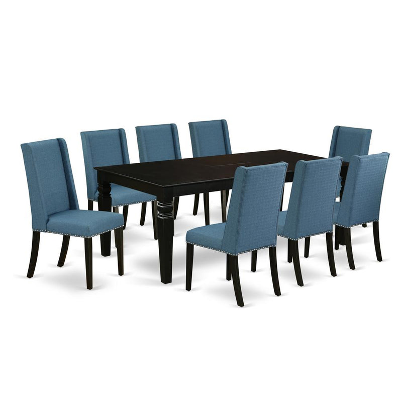 Dining Room Set Black, LGFL9-BLK-21