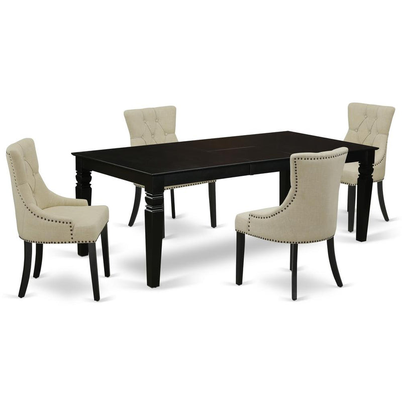 Dining Room Set Black, LGFR5-BLK-02