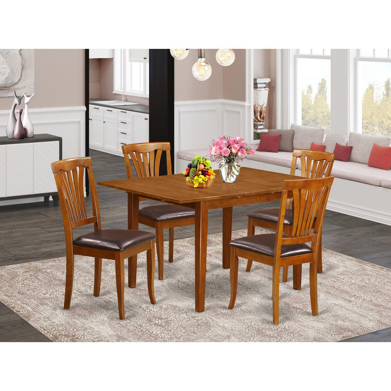 5  Pc  dinette  set-  Tables  for  small  spaces  and  4  Kitchen  Chairs