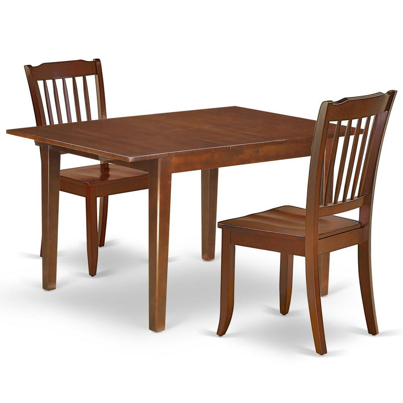 Dining Room Set Mahogany, MLDA3-MAH-W