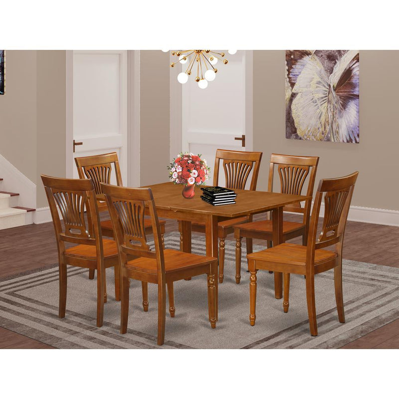 7  Pc  Kitchen  nook  Dining  set-Kitchen  Table  6  Chairs  for  Dining  room