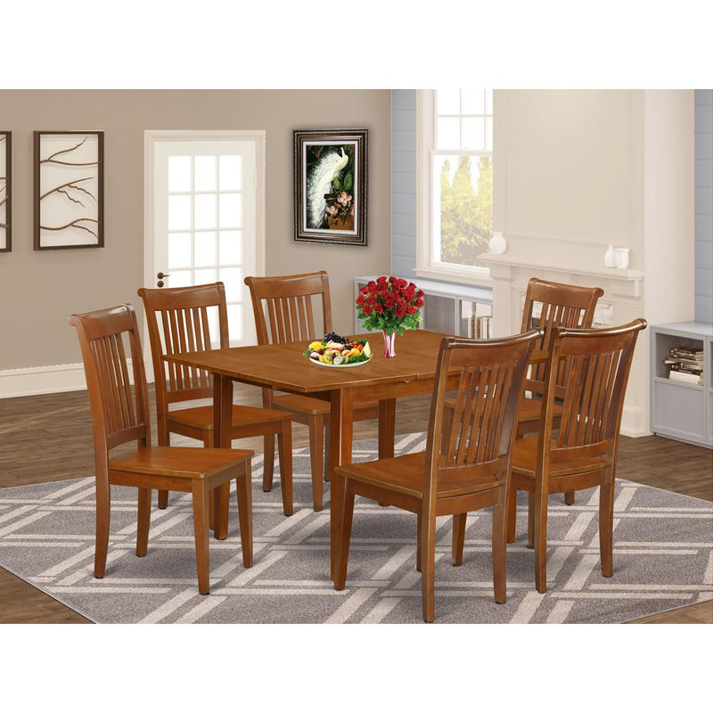 7  Pc  Kitchen  nook  Dining  set-Kitchen  Table  and  6  Dining  Chairs