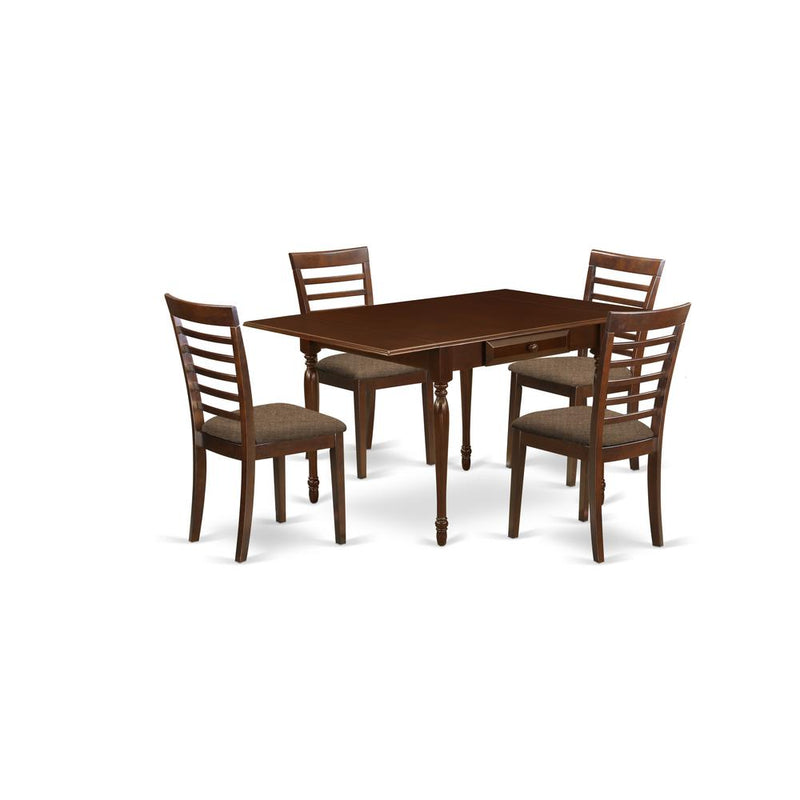 Dining Room Set Mahogany, MZML5-MAH-C