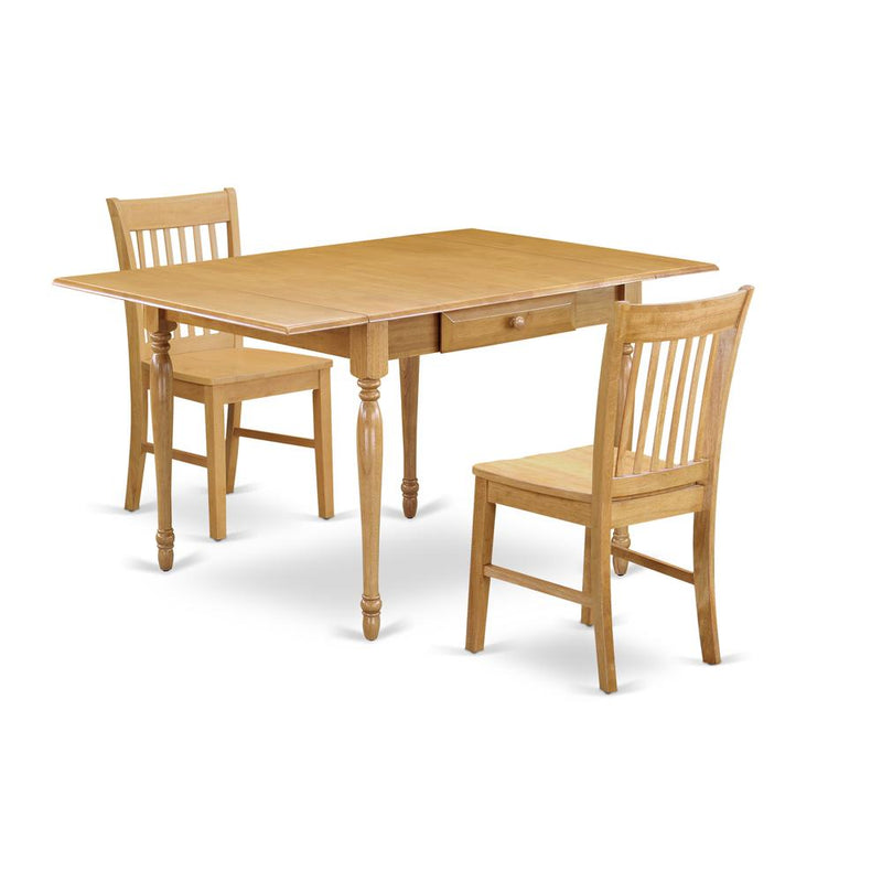 Dining Room Set Oak, MZNO3-OAK-W