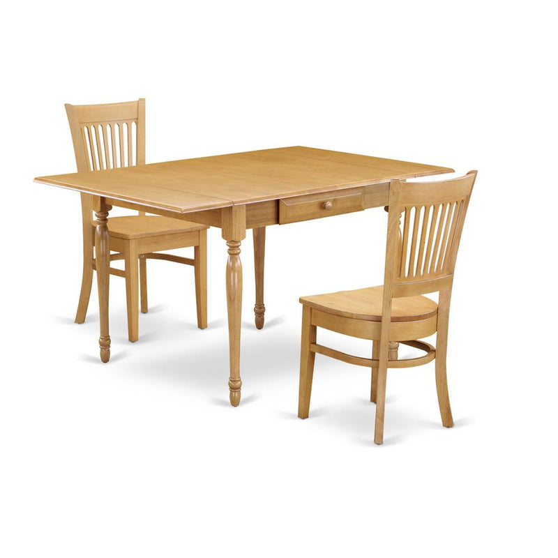 Dining Room Set Oak, MZVA3-OAK-W