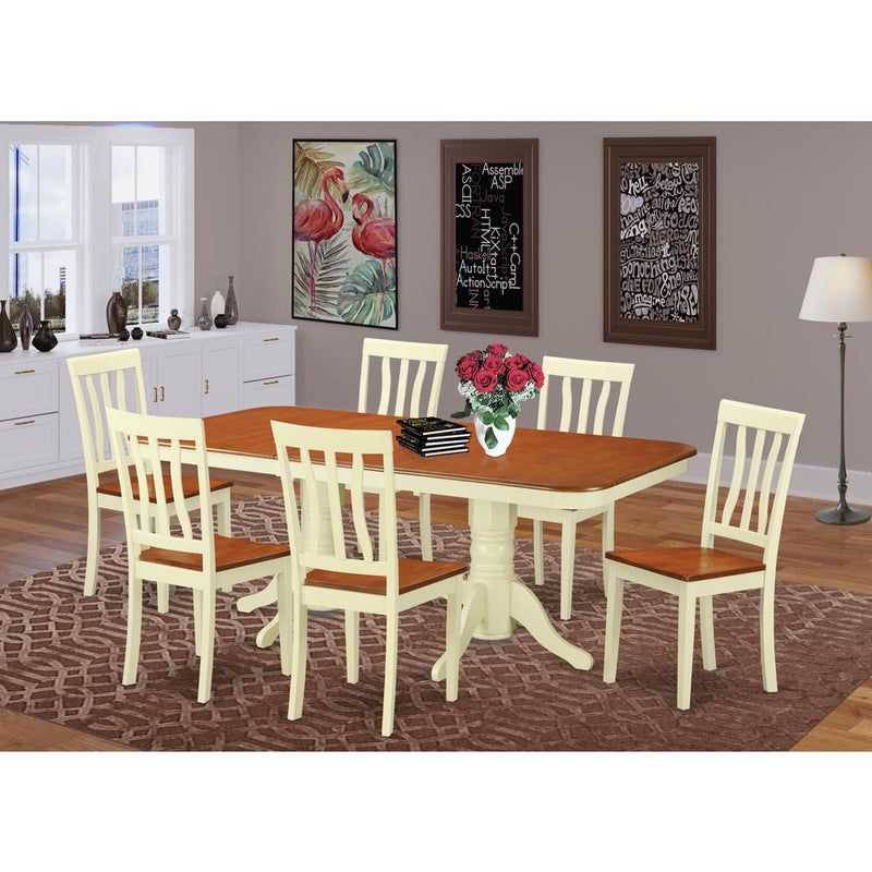 7  Pc  Dining  room  set  -Kitchen  dinette  Table  and  6  Dining  Chairs