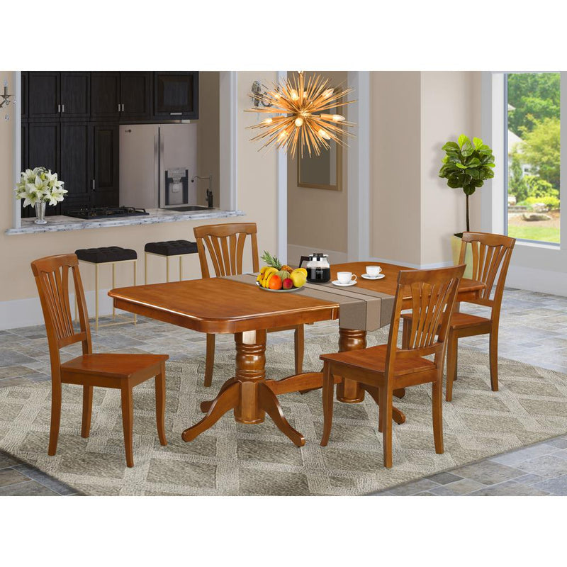 5  Pc  Dining  room  set-Dining  Table  and  4  Kitchen  Dining  Chairs.