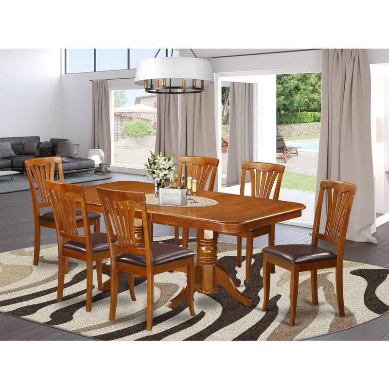 7  PC  Dining  room  set  Table  and  6  Chairs  for  Dining