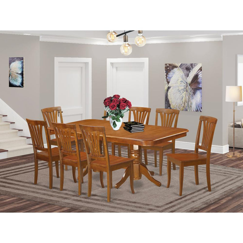 9  Pc  formal  Dining  room  set-Dining  Table  and  8  Kitchen  Dining  Chairs.