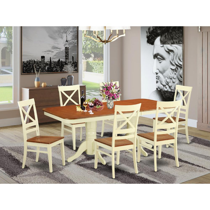 7  Pc  dinette  Table  set  -Table  and  6  Dining  Chairs