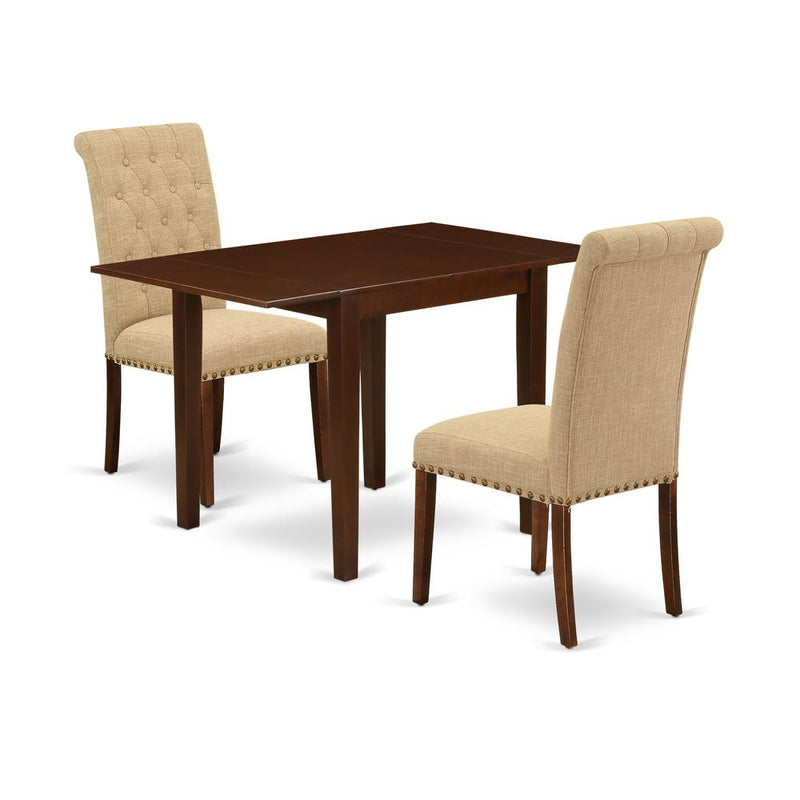 Dining Room Set Mahogany, NDBR3-MAH-04