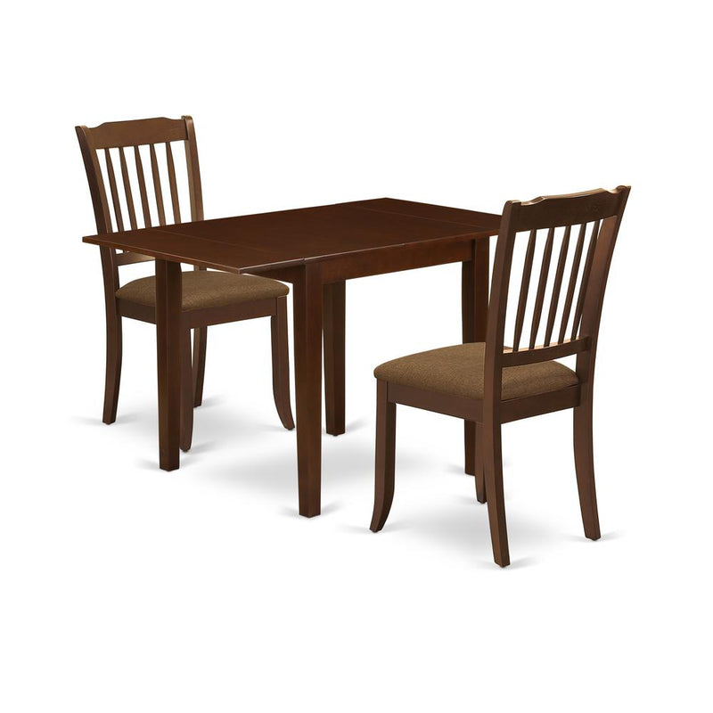 Dining Room Set Mahogany, NDDA3-MAH-C