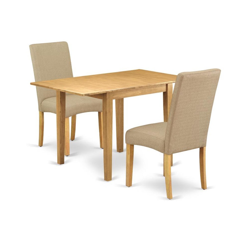 Dining Room Set Oak, NDDR3-OAK-16