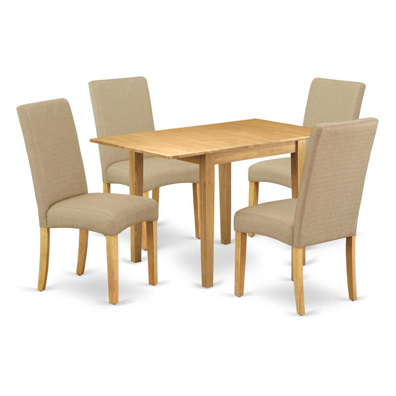 Dining Room Set Oak, NDDR5-OAK-16