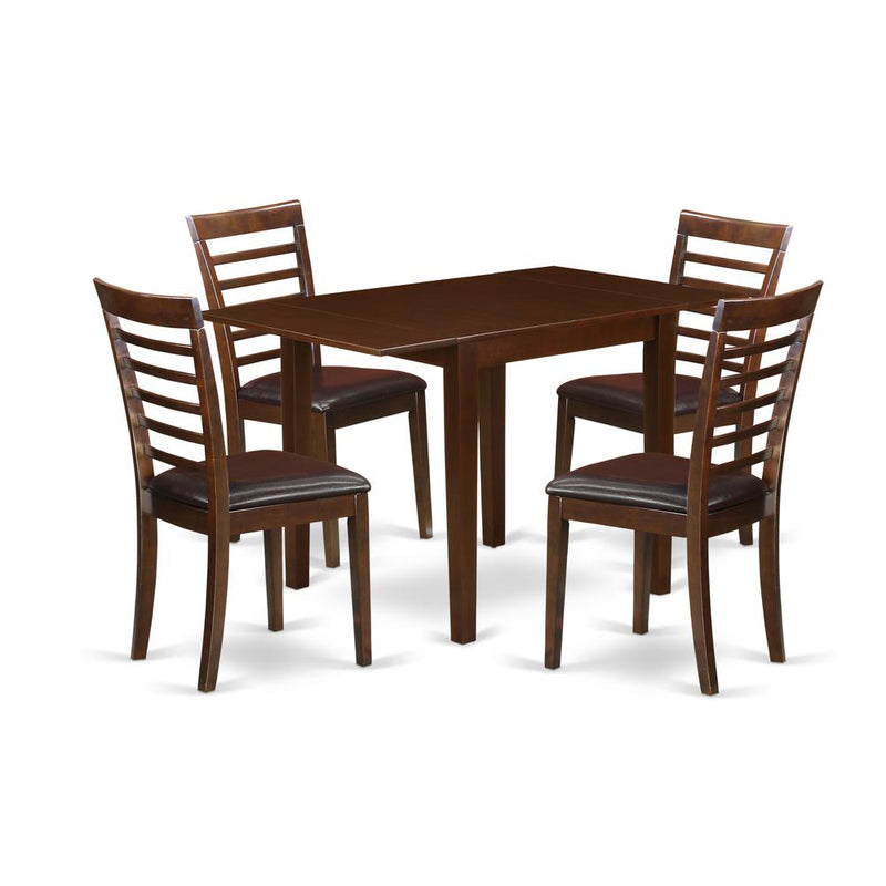 Dining Room Set Mahogany, NDML5-MAH-LC