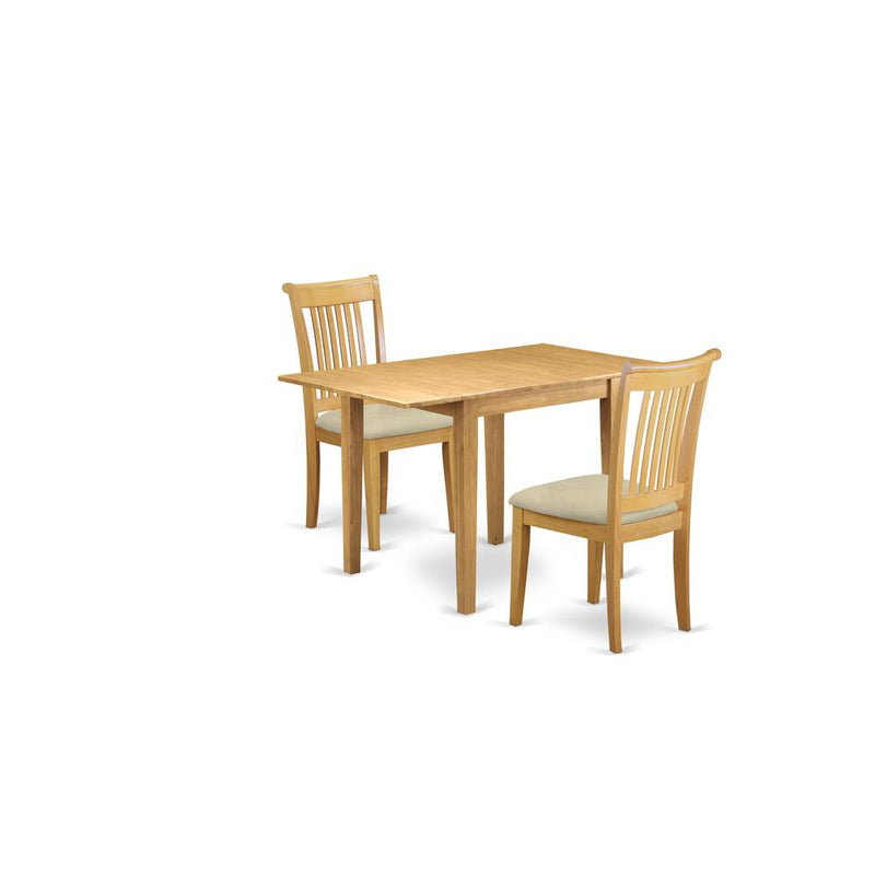 Dining Room Set Oak, NDPO3-OAK-C