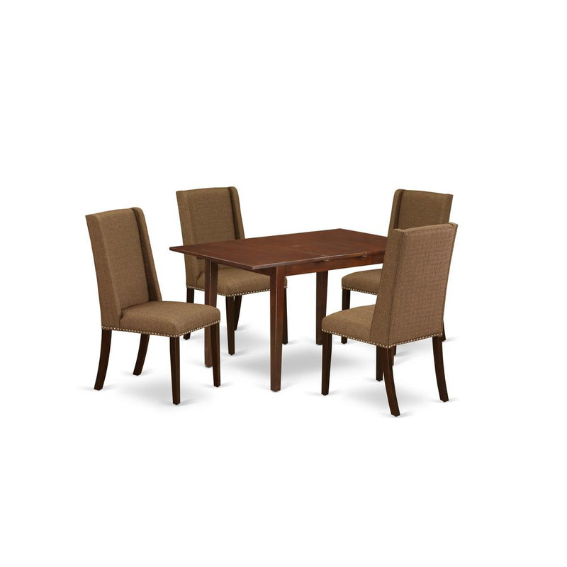 Dining Room Set Mahogany, NFFL5-MAH-18