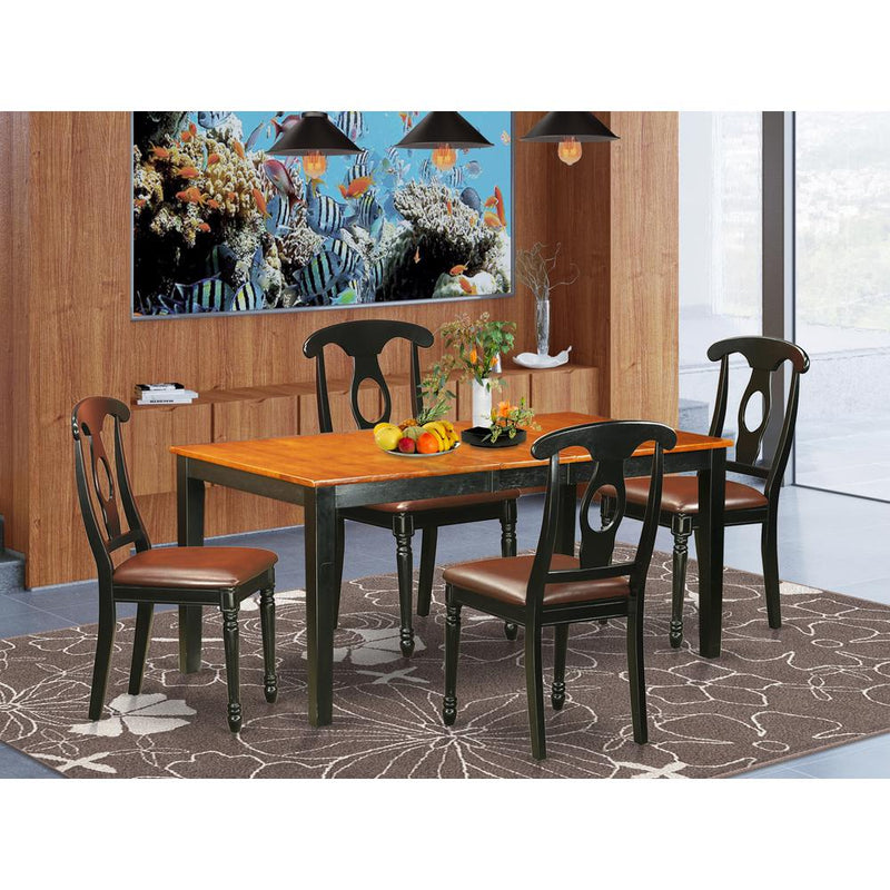 5  PC  Dining  room  set-Dining  Table  and  4  Wood  Dining  Chairs