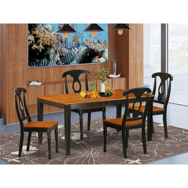 5  PC  Table  set-Dining  Table  and  4  Dining  Chairs