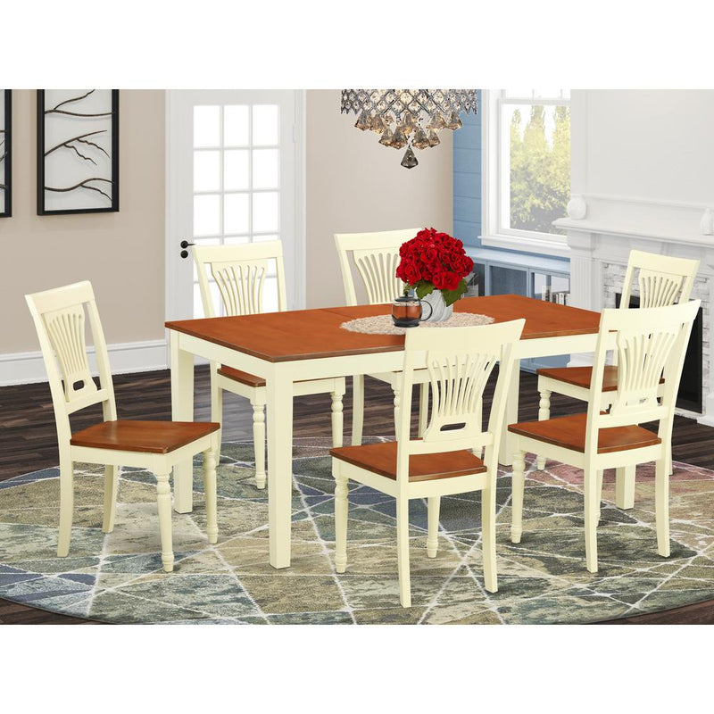 7  PcKitchen  dinette  set  -Table  and  6  Dining  Chairs