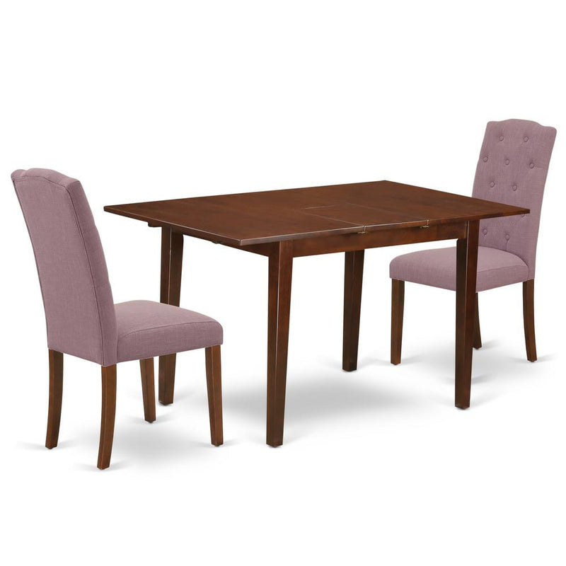 Dining Room Set Mahogany, NOCE3-MAH-10