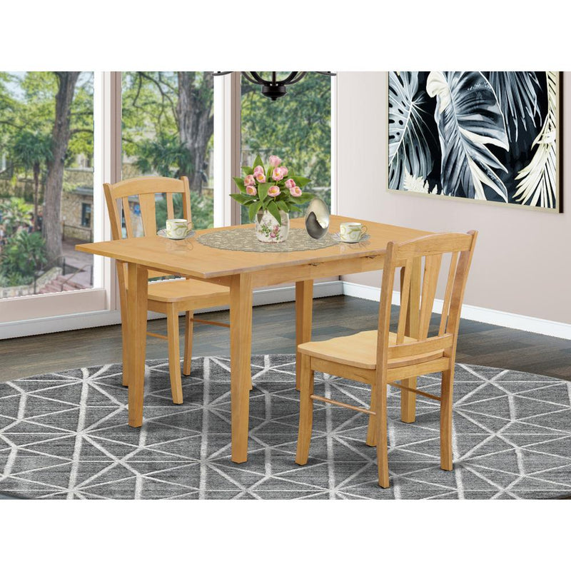 3  Pc  Dining  room  set  -  Dining  Table  for  small  spaces  and  2  Dining  Chairs