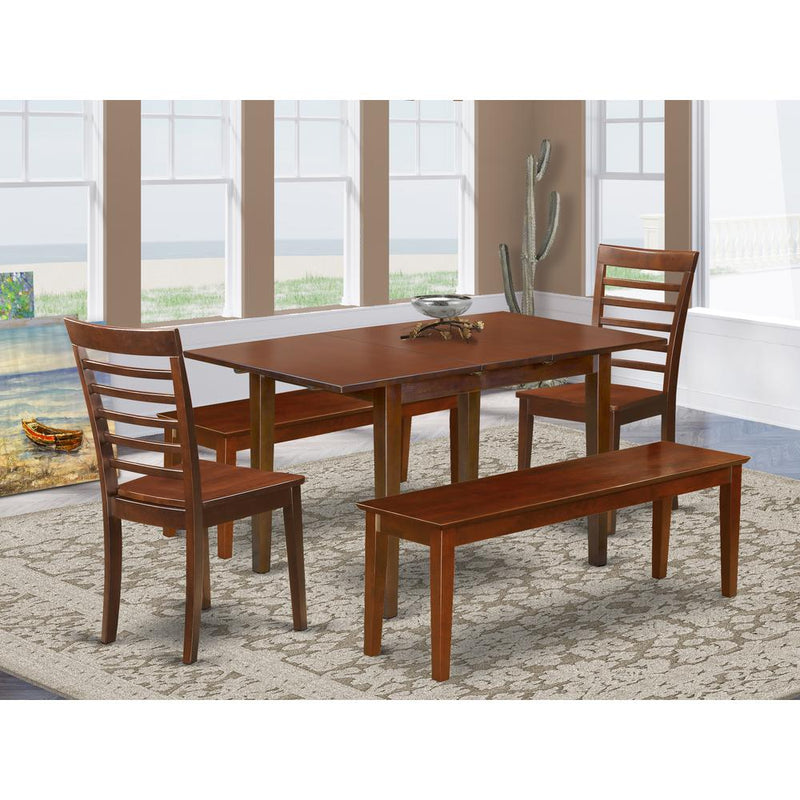 5  Pc  Kitchen  Table  set  -  plus  2  Chairs  for  Dining  room  and  2  Benches