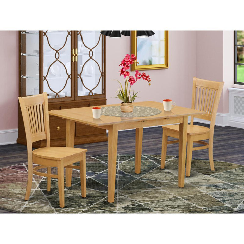 3  PC  Kitchen  Table  set  -  Kitchen  dinette  Table  and  2  dinette  Chairs