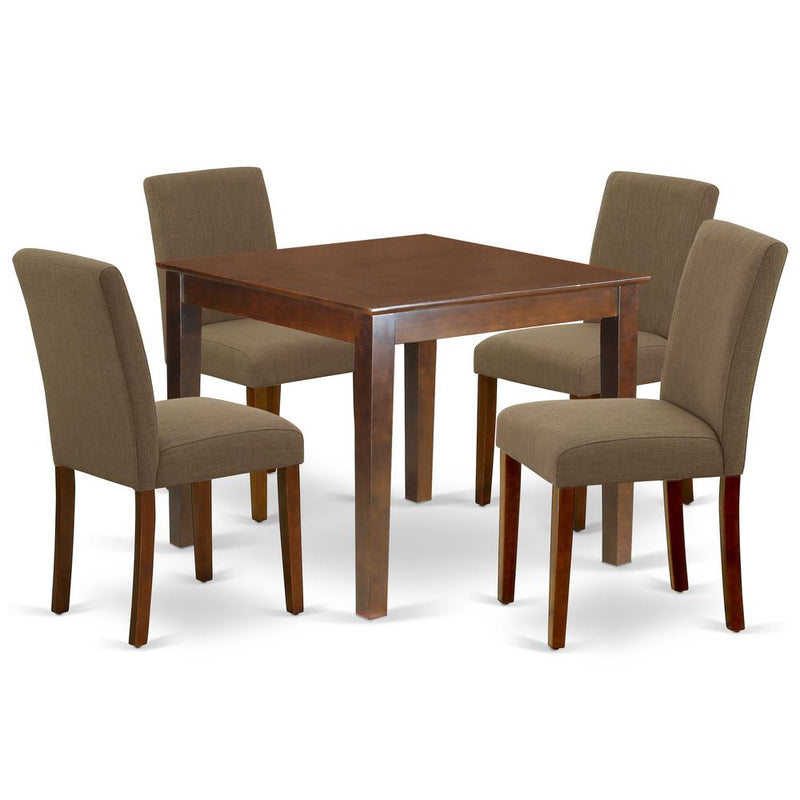 Dining Room Set Mahogany, OXAB5-MAH-18