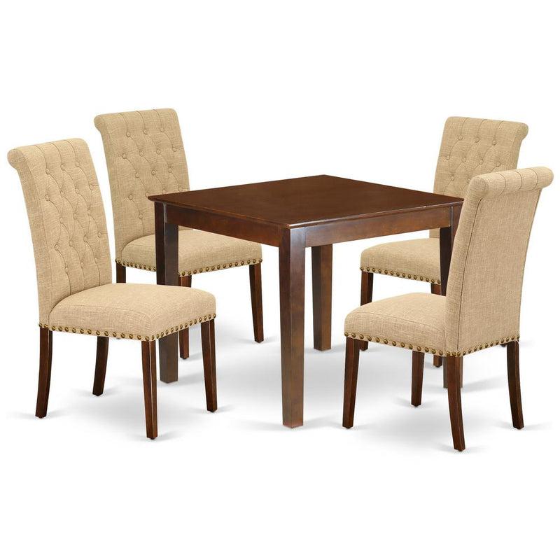 Dining Room Set Mahogany, OXBR5-MAH-04