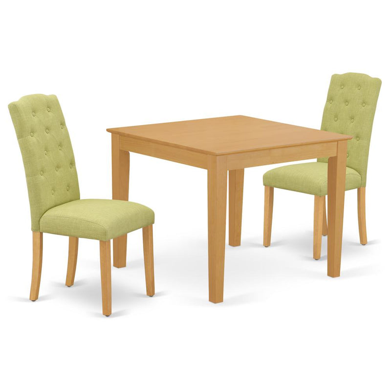 Dining Room Set Oak, OXCE3-OAK-07