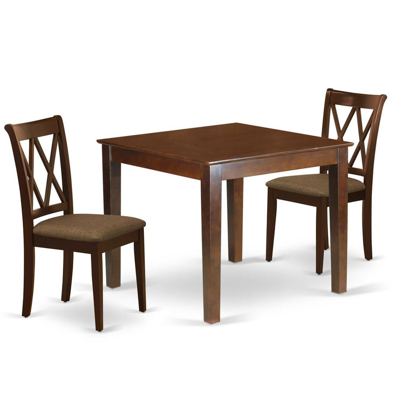 Dining Room Set Mahogany, OXCL3-MAH-C