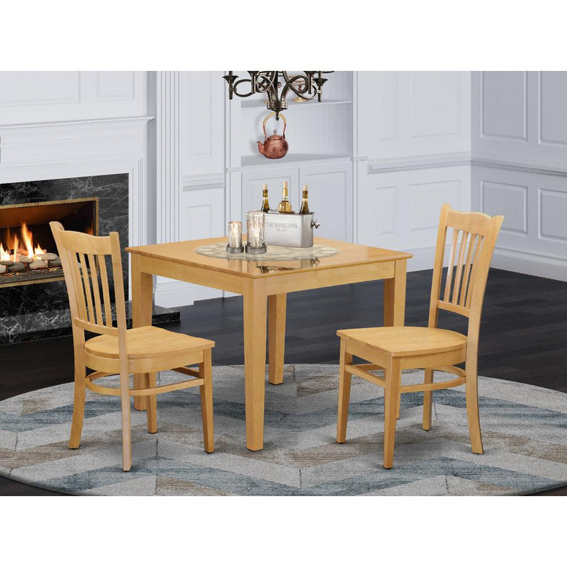 3  PC  Table  and  Chairs  set  -  Dinette  Table  and  2  Dining  Chairs