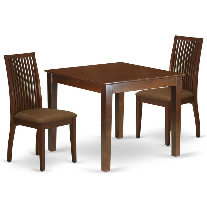 Dining Room Set Mahogany, OXIP3-MAH-C