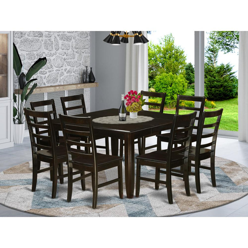 9  Pc  Kitchen  Table  set-Square  54   Gathering  Table  and  8  Stools