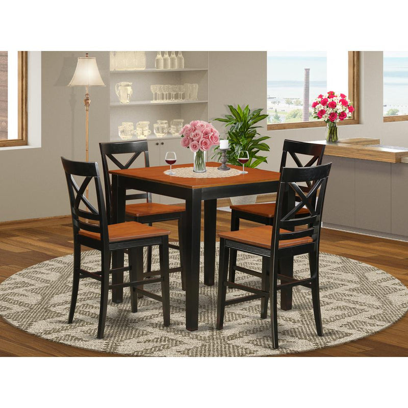 5  Pcpub  Table  set-pub  Table  and  4  counter  height  Chairs