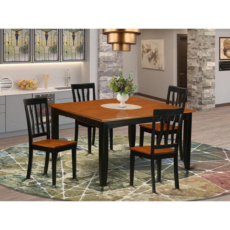 5  Pc  Dining  room  set-Dining  Table  and  4  Wooden  Dining  Chairs