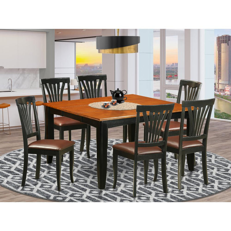 7  PC  Dining  room  set-Dining  Table  and  6  Wood  Dining  Chairs