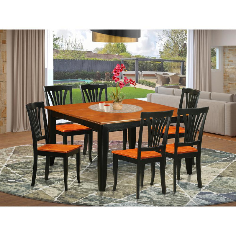 7  PC  Dining  room  set-Dining  Table  and  6  Wooden  Dining  Chairs