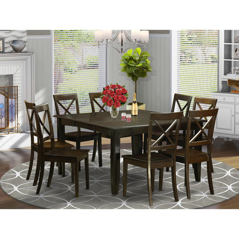 9  Pc  Dining  room  set  Kitchen  Table  with  Leaf  and  8  Dinette  Chairs.